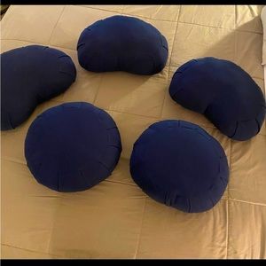 Still more for sale!!!  Cotton-batting stuffed meditation cushions. New!